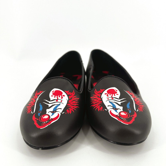 Strange Cvlt Womens Lydia Flats Slip On Ballet Size 7 Horror Halloween Pennywise - Picture 4 of 8